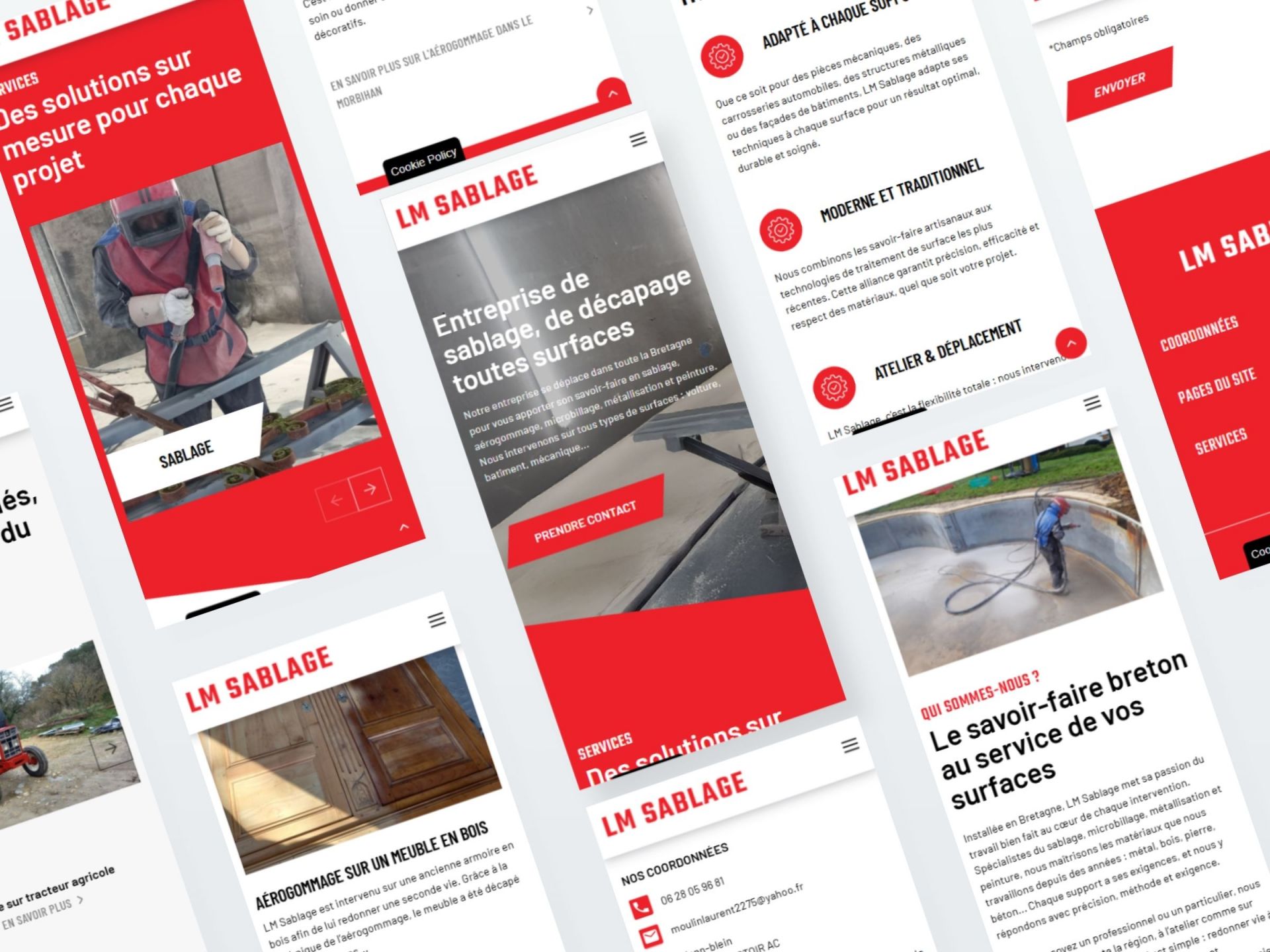 site vitrine responsive