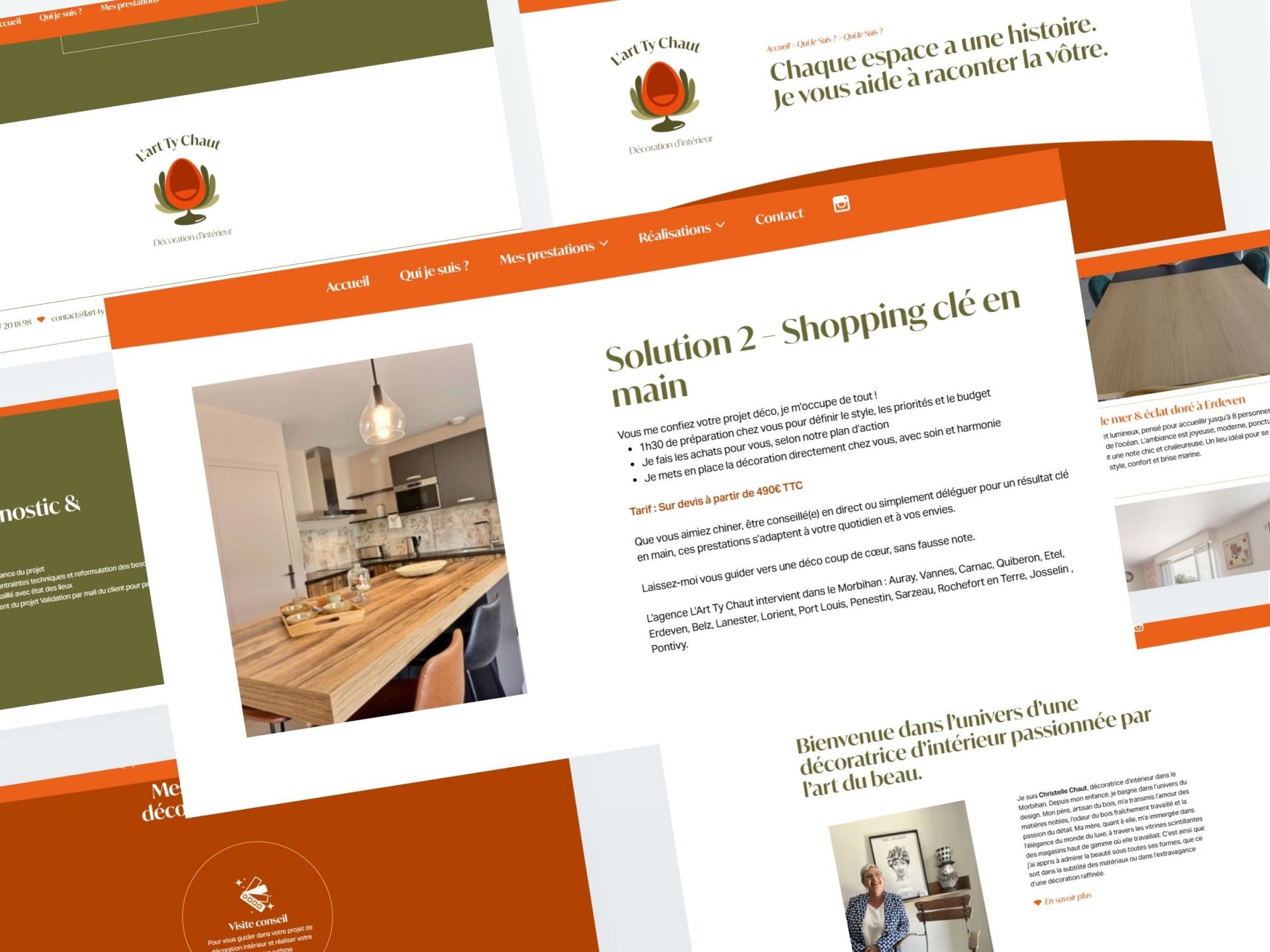 site internet décoratrice d'intérieur